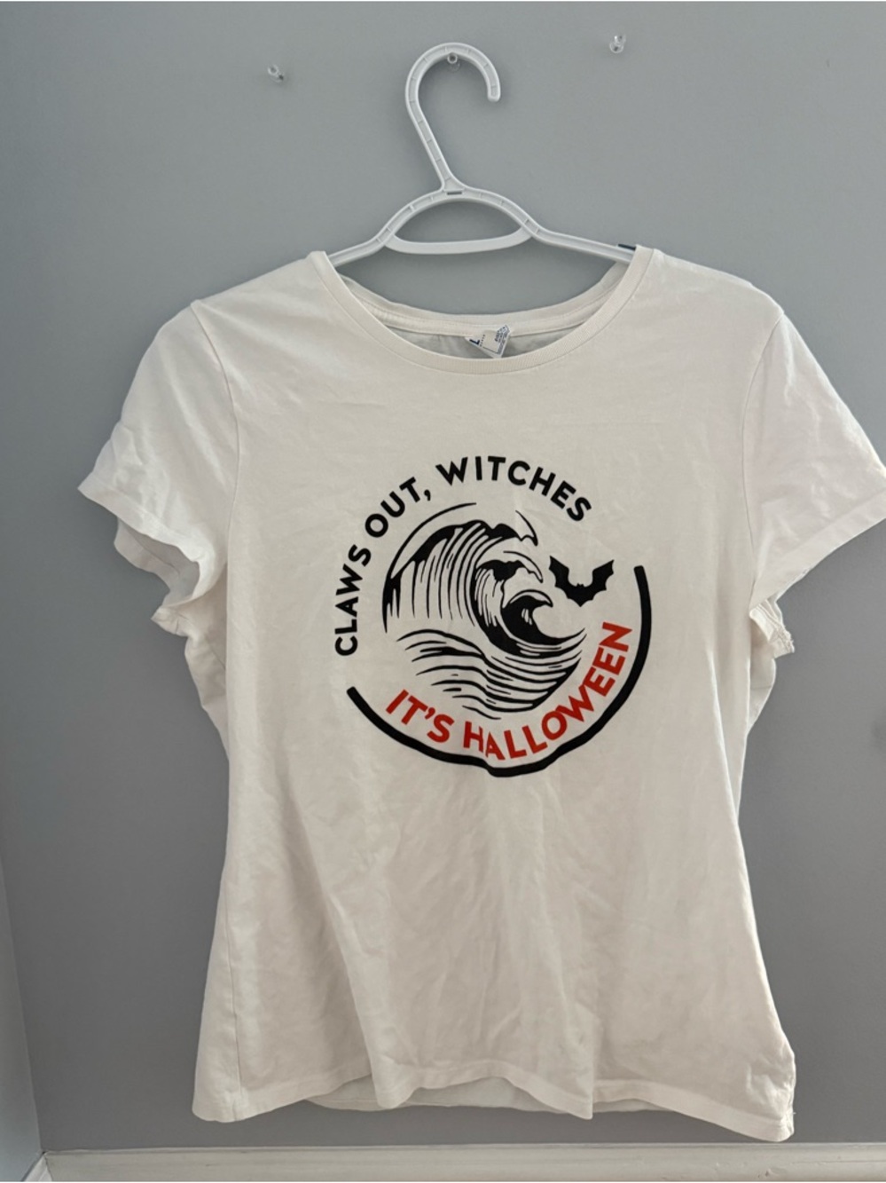 White "It's Halloween" Short Sleeve Graphic Tee